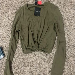 forever 21 brand, never worn, long sleeve top